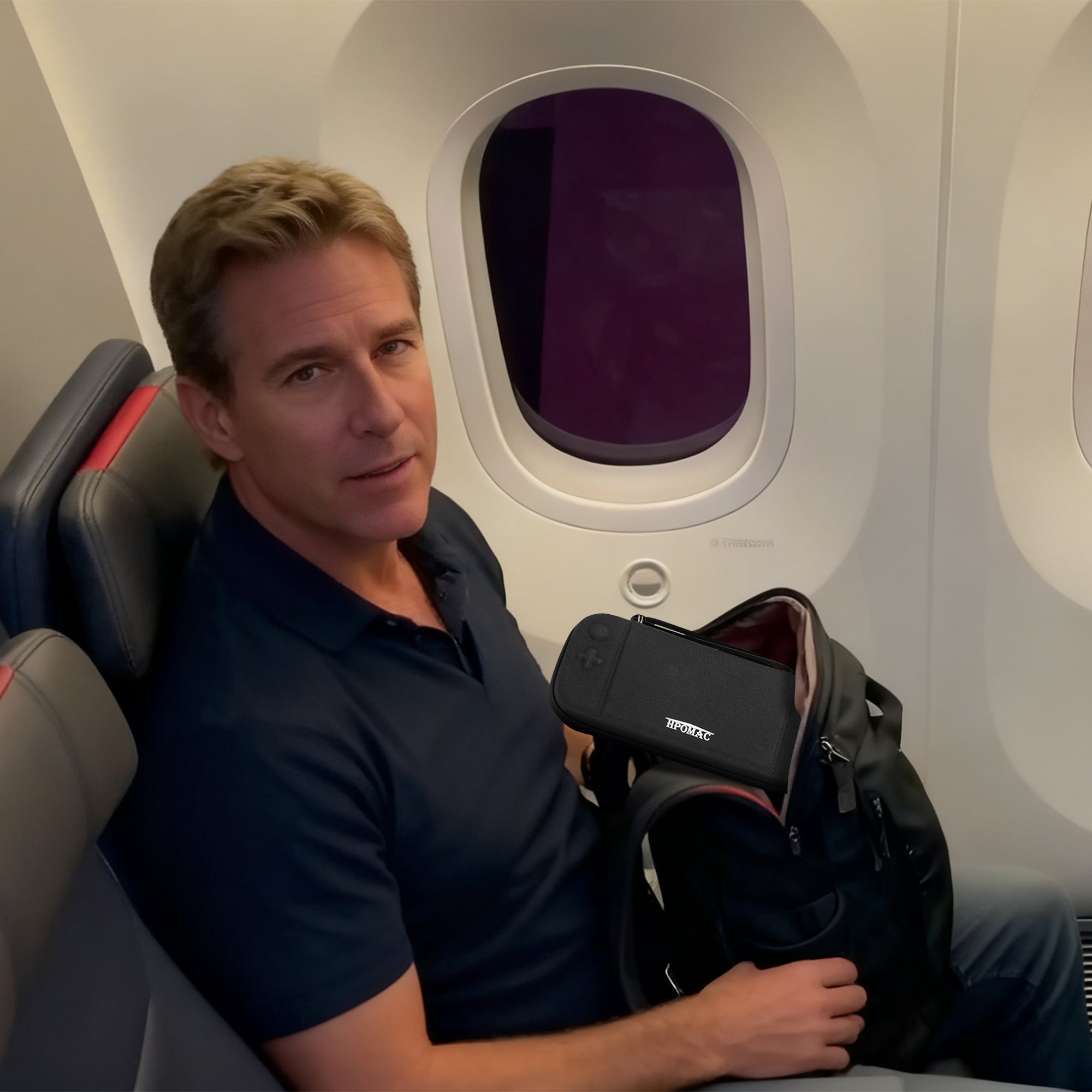 Nintendo Switch 2 Carrying Case, Hard Shell Protective travel Bag with 10 Game Card Slots, Waterproof